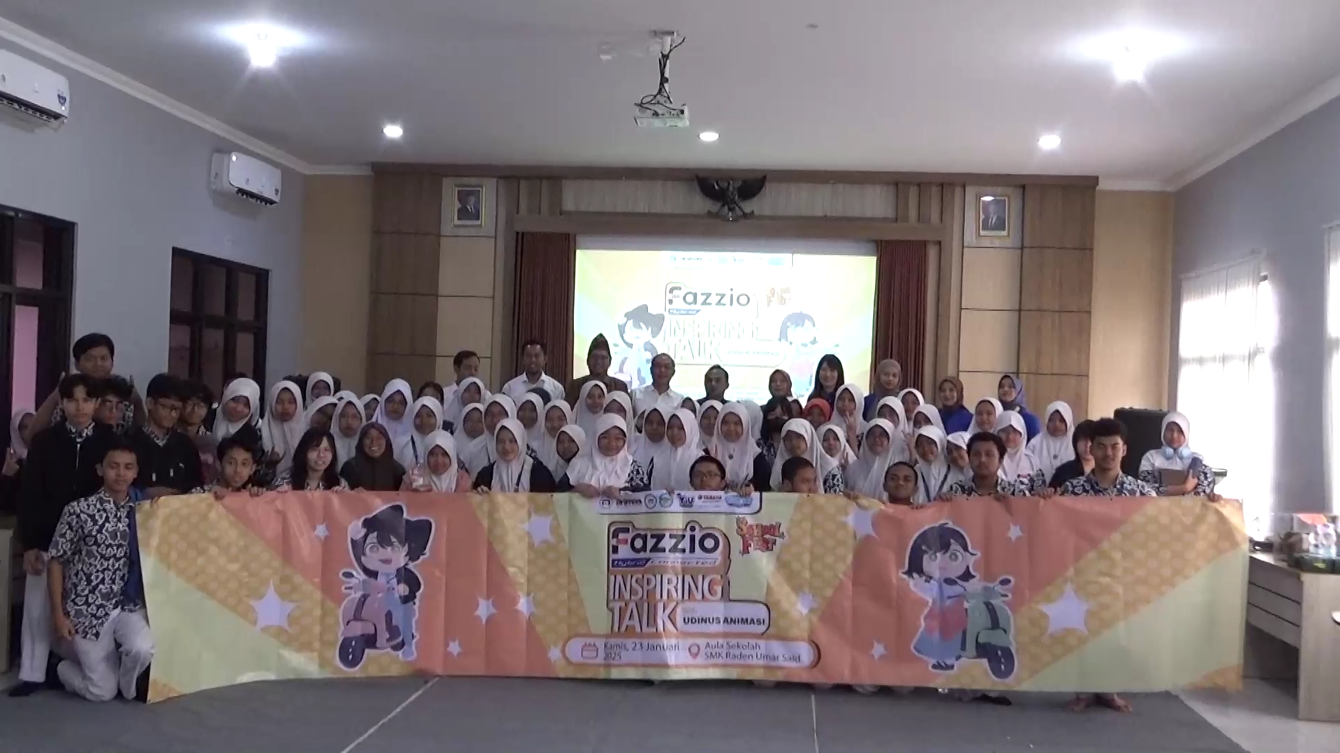 Junimasi Fazzio School Fest Goes To School Sambangi SMK Raden Umar Said Kudus