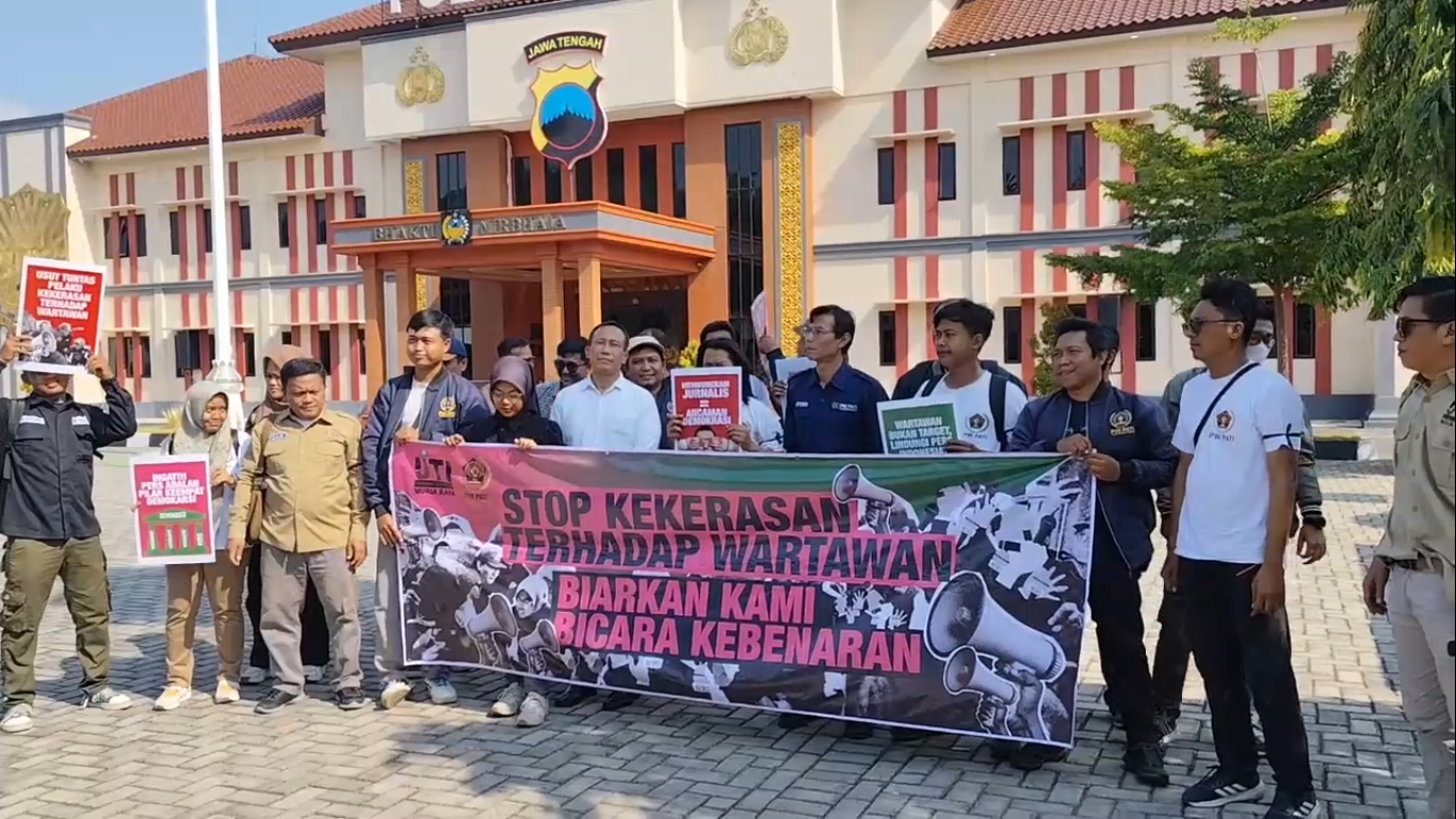 Jurnalis Muria Raya Desak Polisi Usut Tuntas Kekerasan Wartawan di Pati