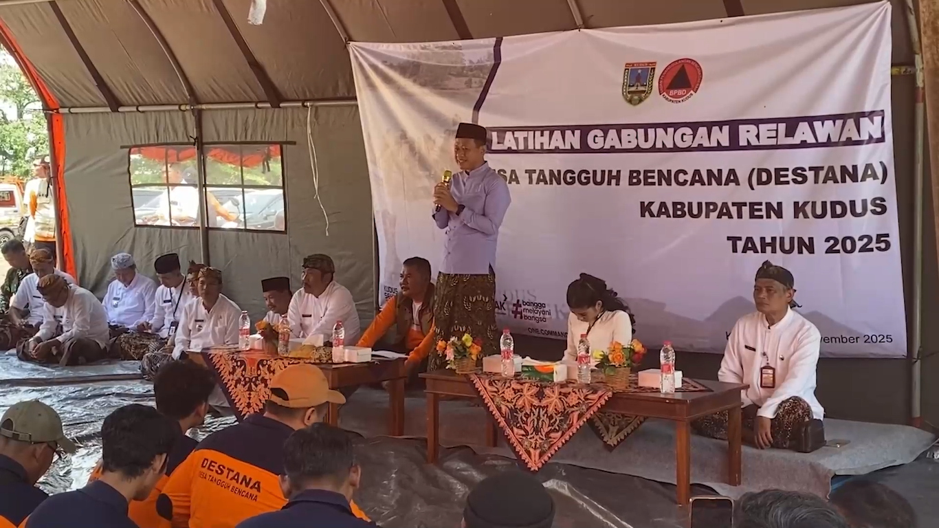 Pemkab Kudus Perkuat Mitigasi Bencana Melalui Pelatihan Gabungan Destana