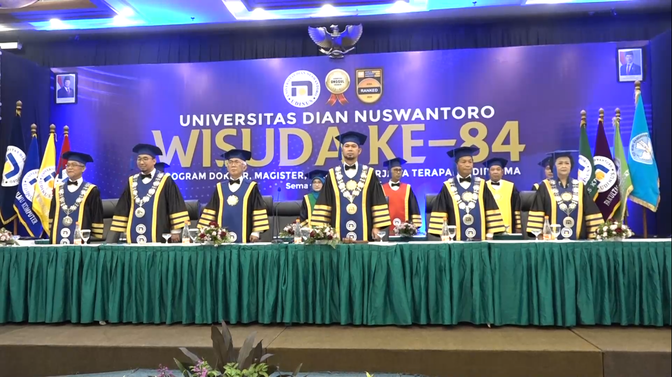 Gelar Wisuda Ke 84, 527 Wisudawan Udinus Siap Berkarya