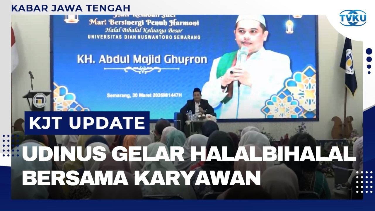 Gelar Halalbihalal Bersama Karyawan, Udinus Ajak Terus Bersinergi Majukan Kampus