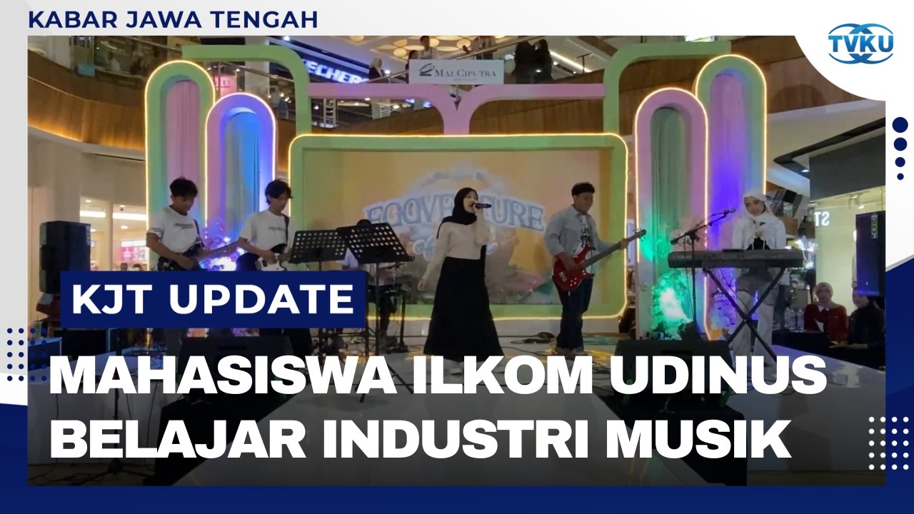 Gelar Makjegagigs, Mahasiswa Ilkom Udinus Belajar Industri Musik di Mall