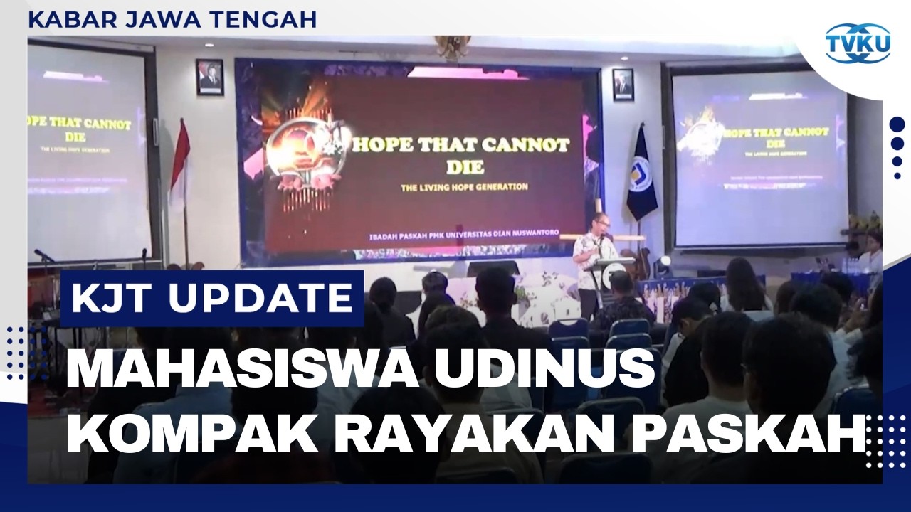Mahasiswa Kristen dan Katolik Udinus Gelar Paskah Bersama di Kampus