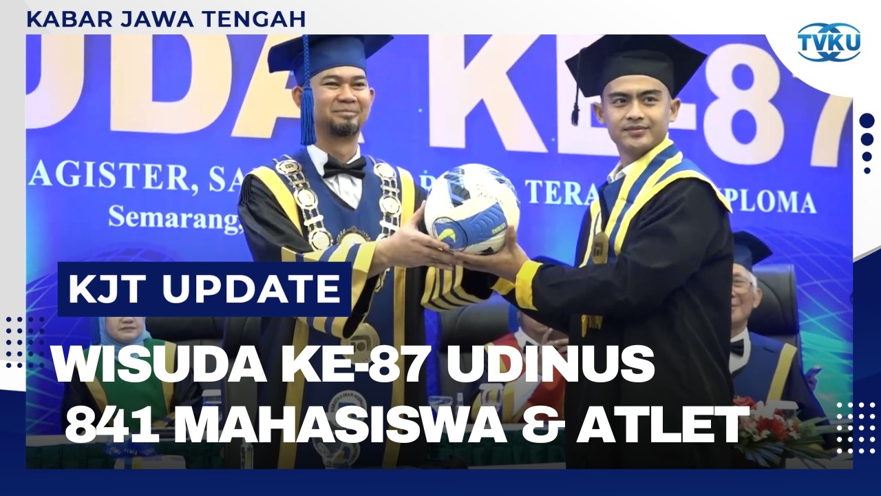 Wisuda Ke-87 Udinus, Luluskan 841 Mahasiswa Termasuk Atlet Nasional