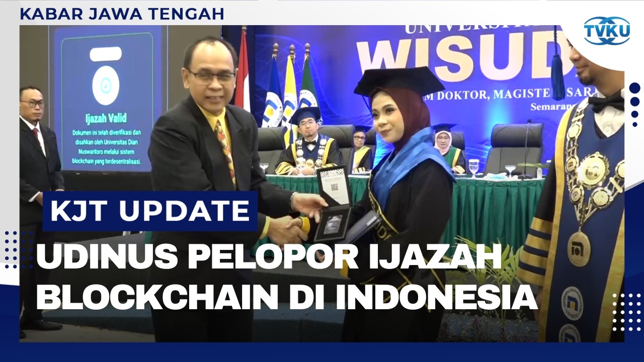 Wisuda ke-87 Udinus, Luluskan Generasi Pertama Berijazah Blockchain di Indonesia