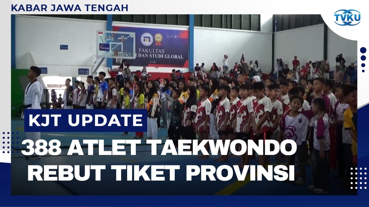 388 Atlet Taekwondo Incar Tiket Provinsi di GOR Satria Udinus