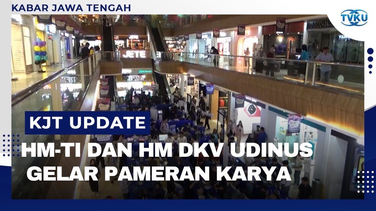 HM-TI dan HM DKV Udinus Gelar Pameran Karya di Mall