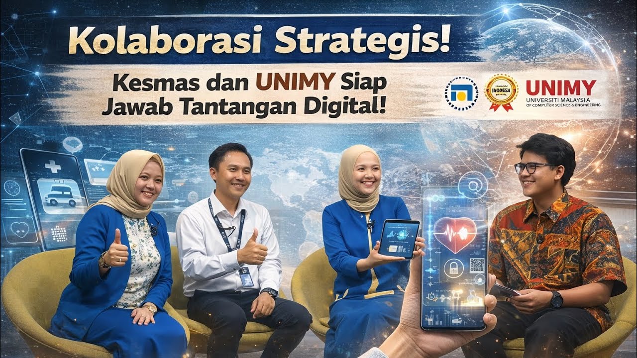CAMPUS CORNER-Tim Pengabdian Kesmas Gandeng UNIMY Malaysia Hadapi Tantangan Kesehatan Digital