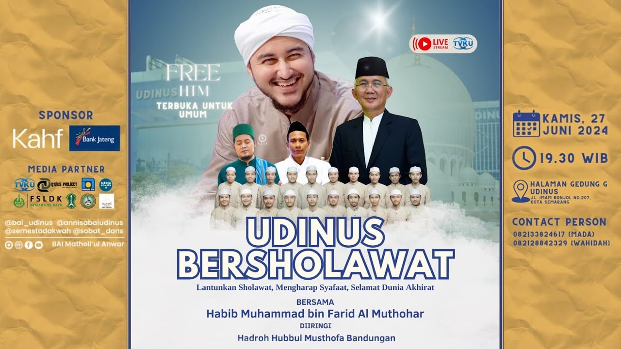 UDINUS BERSHOLAWAT 2024