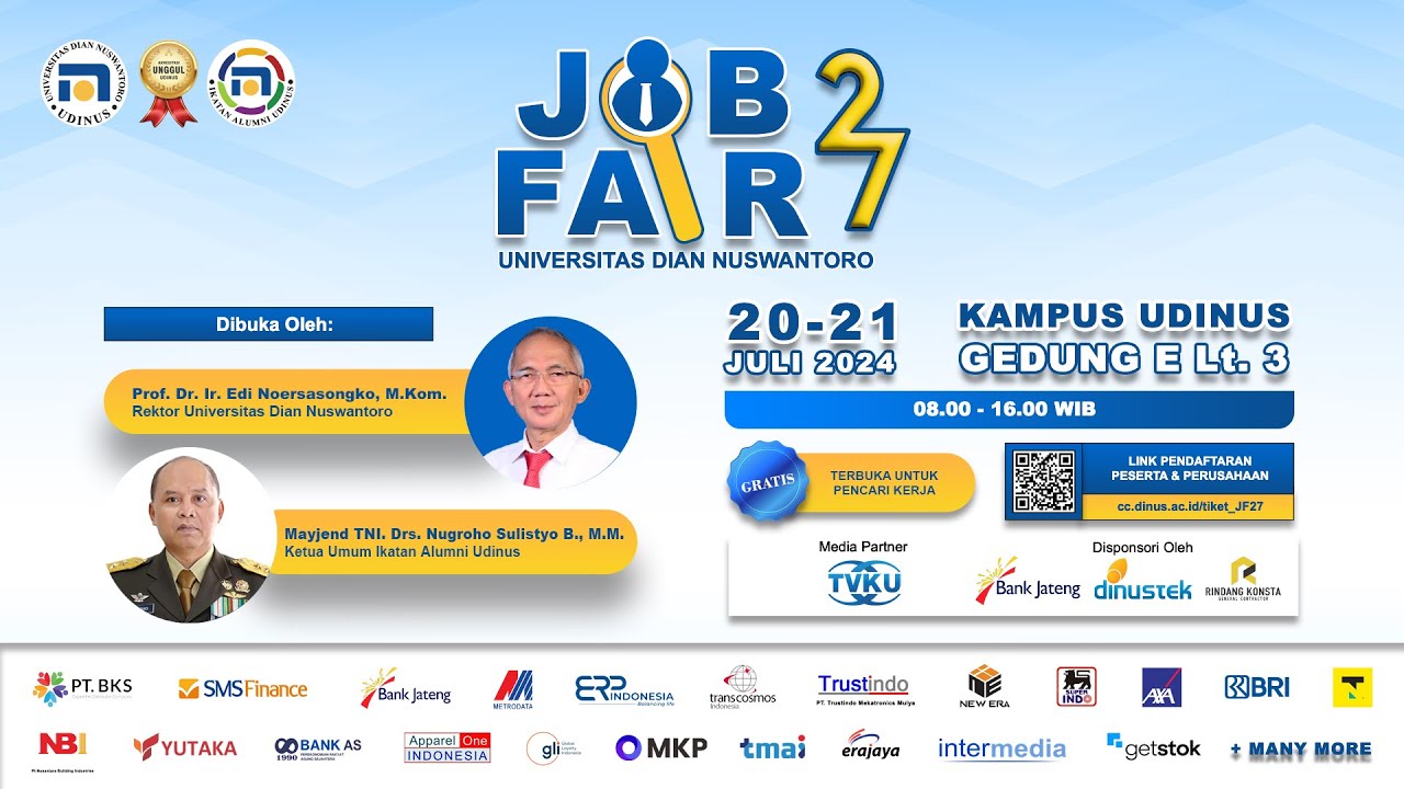 JOB FAIR UDINUS 2024